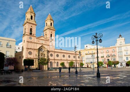 Parish church of San Antonio of Padua. Cadiz, Andalusia. Southern Spain Stock Photo