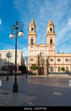 Parish church of San Antonio of Padua. Cadiz, Andalusia. Southern Spain Stock Photo