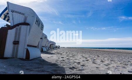 baltic sea beach landscape in Kuehlungsborn, Germany Stock Photo