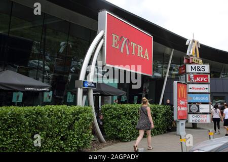 Beaconsfield Service Station on M40 Buckinghamshire England Stock Photo