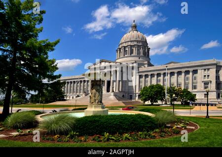 State Capitol Jefferson City Missouri Stock Photo