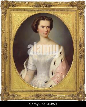 Portrait of Empress Elisabeth of Austria. Museum: PRIVATE COLLECTION. Author: ANONYMOUS. Stock Photo