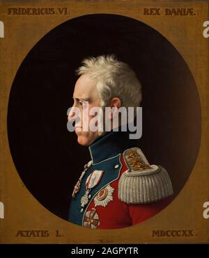 Portrait of Frederick VI of Denmark (1768-1839). Museum: Thorvaldsens Museum, Copenhagen. Author: Christoffer-Wilhelm Eckersberg. Stock Photo