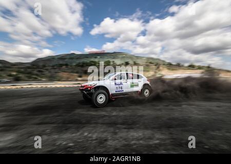 Beijing, China's Liaoning Province. 15th June, 2019. He Pei of Guizhou Senhai Park competes during the China Offroad Championship (COC) in Fuxin, northeast China's Liaoning Province, June 15, 2019. Credit: Pan Yulong/Xinhua/Alamy Live News Stock Photo