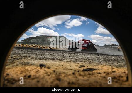 Beijing, China's Liaoning Province. 15th June, 2019. Liu Guozun of Team Dalian Somali 4 competes during the China Offroad Championship (COC) in Fuxin, northeast China's Liaoning Province, June 15, 2019. Credit: Pan Yulong/Xinhua/Alamy Live News Stock Photo