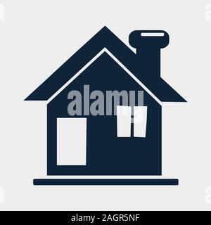 house for property real estates icon vector illustration Stock Vector