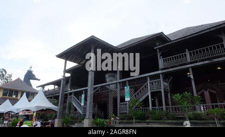 Miri, Malaysia - November 16, 2019: Coco Cabana Beach, Miri. Stock Photo