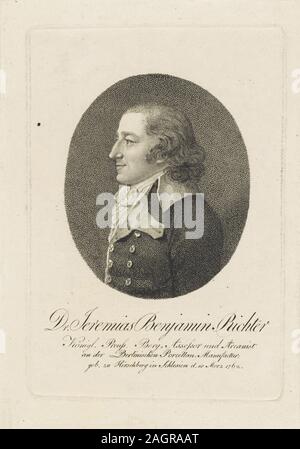 Jeremias Benjamin Richter (1762-1807). Museum: PRIVATE COLLECTION. Author: ANONYMOUS. Stock Photo