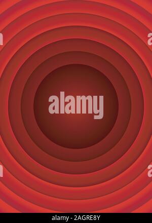 red circles background. Isolated Vector Illustration Stock Vector