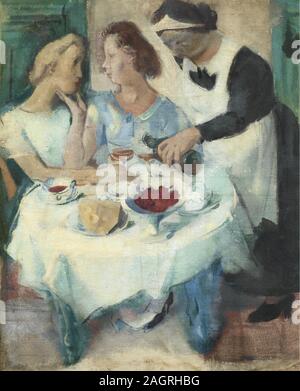 Café La Rotonde. Museum: PRIVATE COLLECTION. Author: ALEXANDER YEVGENYEVICH YAKOVLEV. Stock Photo