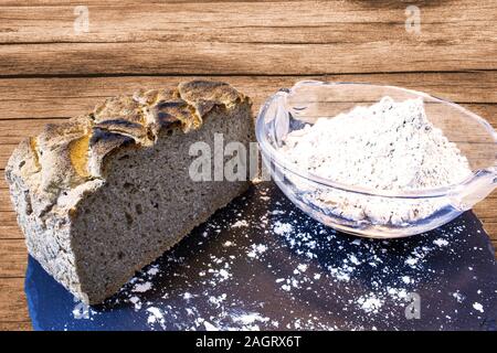 Made from gluten-free flour and bread, ideal if you have irritable bowel syndrome Stock Photo