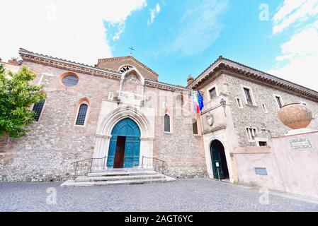 Church of Santa Maria Maggiore in Tivoli, Italy Stock Photo