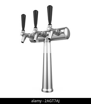 Beer Tap Isolated Stock Photo