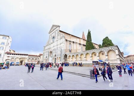 Santa Maria Novella Church in Florence City Stock Photo