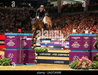 Martin Fuchs riding The Sinner wins the Longines FEI Jumping World