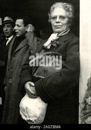 Italian partisan, labor leader and activist Teresa Noce, Rome, Italy 1960s Stock Photo
