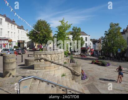 CHEPSTOW, UK - CIRCA SEPTEMBER 2019: View of the city of Chepstow Stock Photo