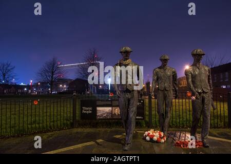 The Yardmen Statues East Belfast Northern Ireland