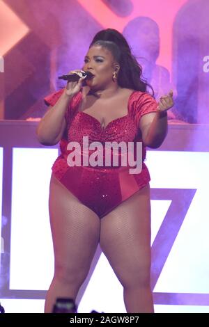 Lizzo Performs At iHeartRadio Jingle Ball Tour 2019