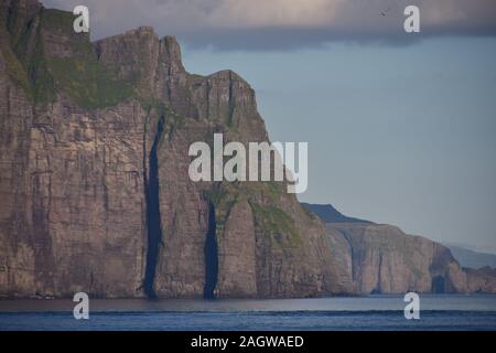 Faeroe Islands from Fred Olsen's Black Watch cruise ship August 2017 Stock Photo