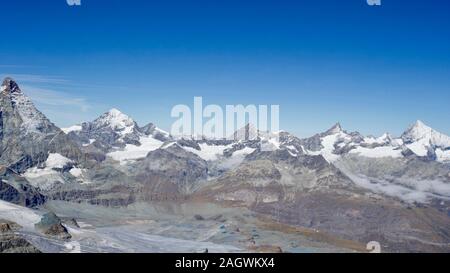 Matterhorn glacier paradise, Switzerland. Stock Photo