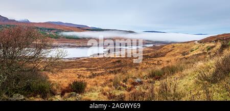 Clouds over Loch Loyne, Scotland Stock Photo