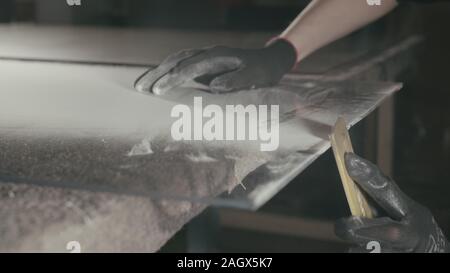 Glass Cutting And Processing For Fireplace Doors Circular Glass