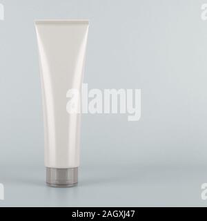 White tube mockup Stock Photo