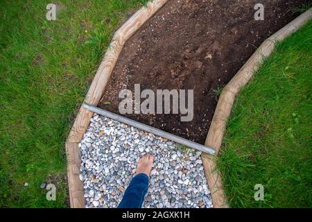 Kneipp barefoot path Stock Photo