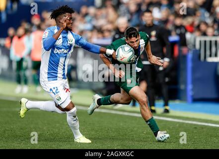 Madrid, Spain. 22nd Dec, 2019. Estadio Municipal de Butarque, Madrid, Spain. 22nd Dec, 2019. Credit: Action Plus Sports Images/Alamy Live News Stock Photo