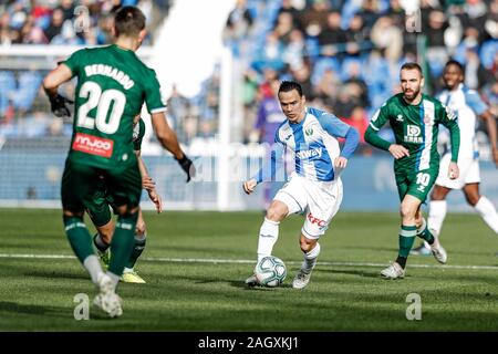 Madrid, Spain. 22nd Dec, 2019. Estadio Municipal de Butarque, Madrid, Spain. 22nd Dec, 2019. Credit: Action Plus Sports Images/Alamy Live News Stock Photo