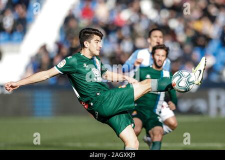 Madrid, Spain. 22nd Dec, 2019. Estadio Municipal de Butarque, Madrid, Spain. 22nd Dec, 2019. Credit: Action Plus Sports Images/Alamy Live News Stock Photo