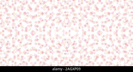 Vector abstract doodle stars in kaleidoskope movement seamless repeat pattern design background texture. Perfect for modern greeting cards, wallpaper, fabric, home decor, wrapping projects. Stock Vector