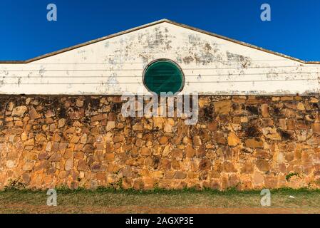Country village of San José de Chiquitos, Jesuit Mission on the Mission Circuit, Eastern Lowlands, Bolivia, Latin America Stock Photo