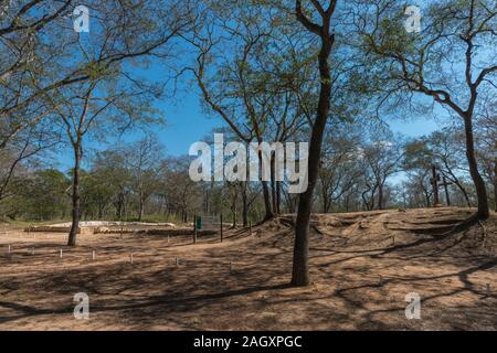 Parque Histórico or Historic Park, Ruins of Santa Cruz La Vieja or The Old Santa Cruz, San José de Chiquitos, Eastern Lowlands, Bolivia, Latin America Stock Photo