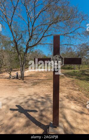 Parque Histórico or Historic Park, Ruins of Santa Cruz La Vieja or The Old Santa Cruz, San José de Chiquitos, Eastern Lowlands, Bolivia, Latin America Stock Photo