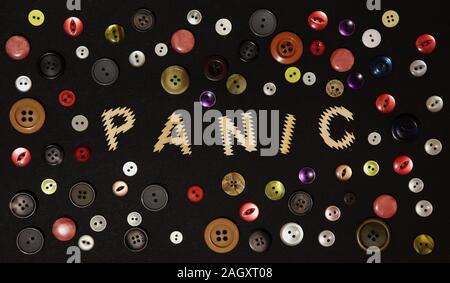 Panic buttons Stock Photo