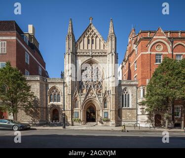 Farm Street Church, Mayfair, London, UK Stock Photo