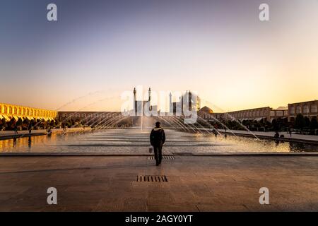 Isfahan city and its square and around Stock Photo