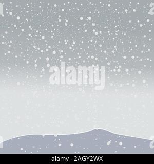 Cute Subtle Winter Background. Vector Illustration Stock Vector