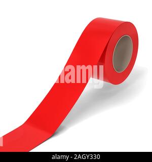 Blank scotch tape. 3d illustration isolated on white background Stock Photo