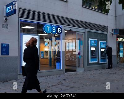 TSB bank branch City of Londoin Stock Photo