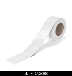 Blank scotch tape. 3d illustration isolated on white background Stock Photo