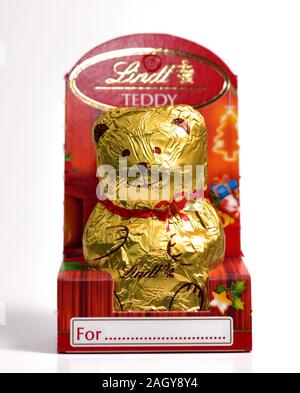 Lindt Teddy bear Christmas stocking filler Stock Photo