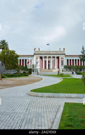 Athens national archaeological museum Stock Photo