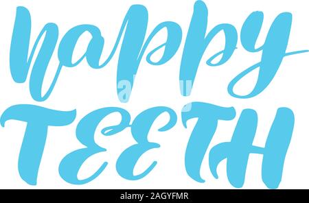 Vector calligraphy illustration isolated on white background. Stock Vector