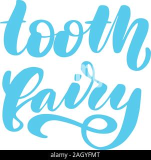 Vector calligraphy illustration isolated on white background. Stock Vector