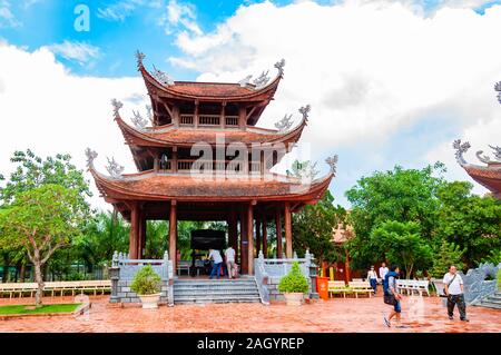 Thuyen vien truc Lam in Can Tho Stock Photo