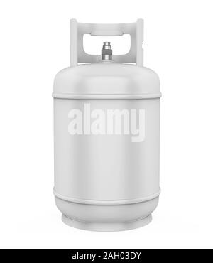 Gas Cylinder Isolated Stock Photo - Alamy