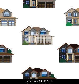 Set of Modern houses. vector Illustration Stock Vector Image & Art - Alamy
